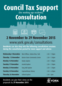 Council Tax Consultation